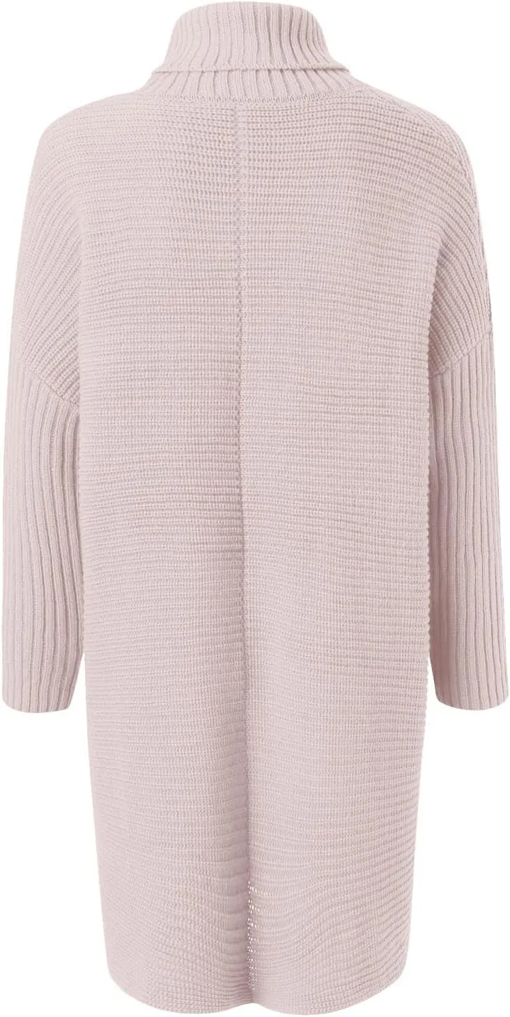 Sweaters Womens Oversized Turtleneck Batwing Long Sleeve Casual Cozy Baggy Knit Pullover Tunic Sweater 2024 Fall Outfits