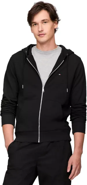 TOMMY HILFIGER Men's Signature Fleece Zip Up Hoodie Sweatshirt 2025 Collection