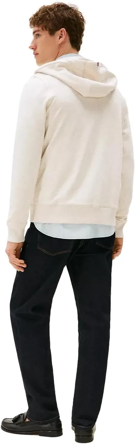 TOMMY HILFIGER Men's Signature Fleece Zip Up Hoodie Sweatshirt 2025 Collection