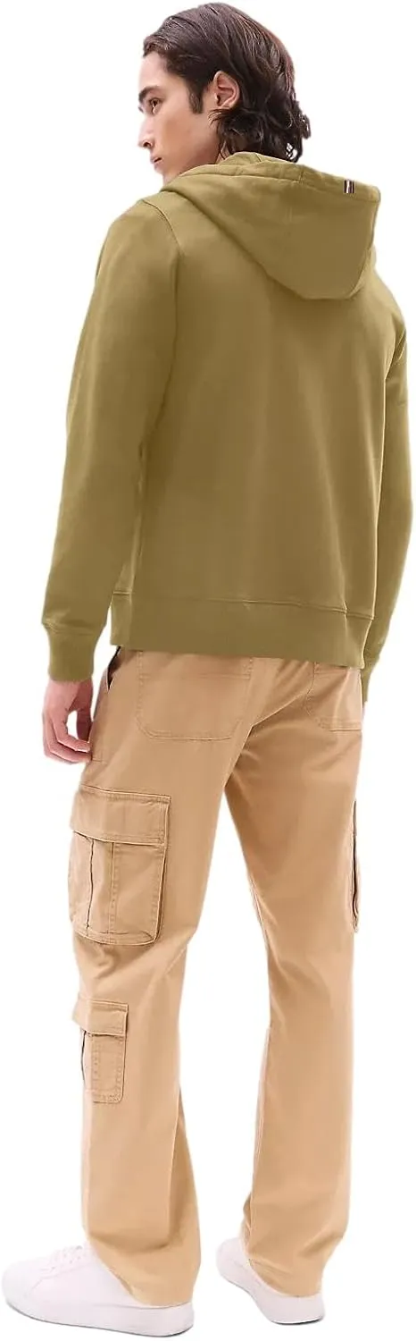 TOMMY HILFIGER Men's Signature Fleece Zip Up Hoodie Sweatshirt 2025 Collection