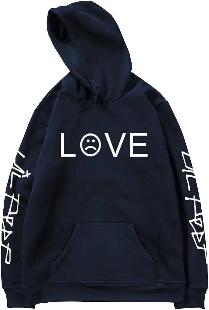 Unisex Hoodie Love Printed Fashion Sport Hip Hop Hoodie Sweatshirt Pocket Jacket Pullover Tops