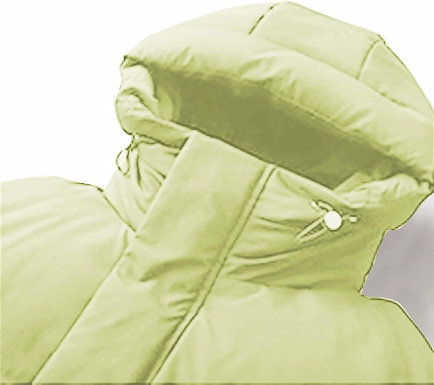 Unisex Mens Puffer Jacket Winter Thicken Waterproof Windproof Long Quilted Trench Coat Thermal Down Coats with Hood