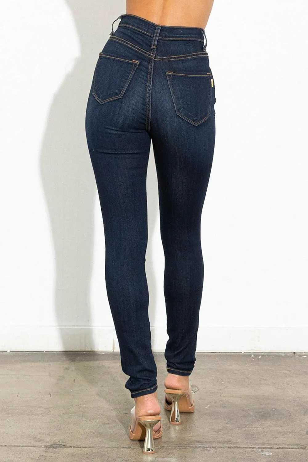 Vibrant Women’s Denim Skinny Jeans – Super Stretch High Waisted Classic Casual Slim Fit Pants