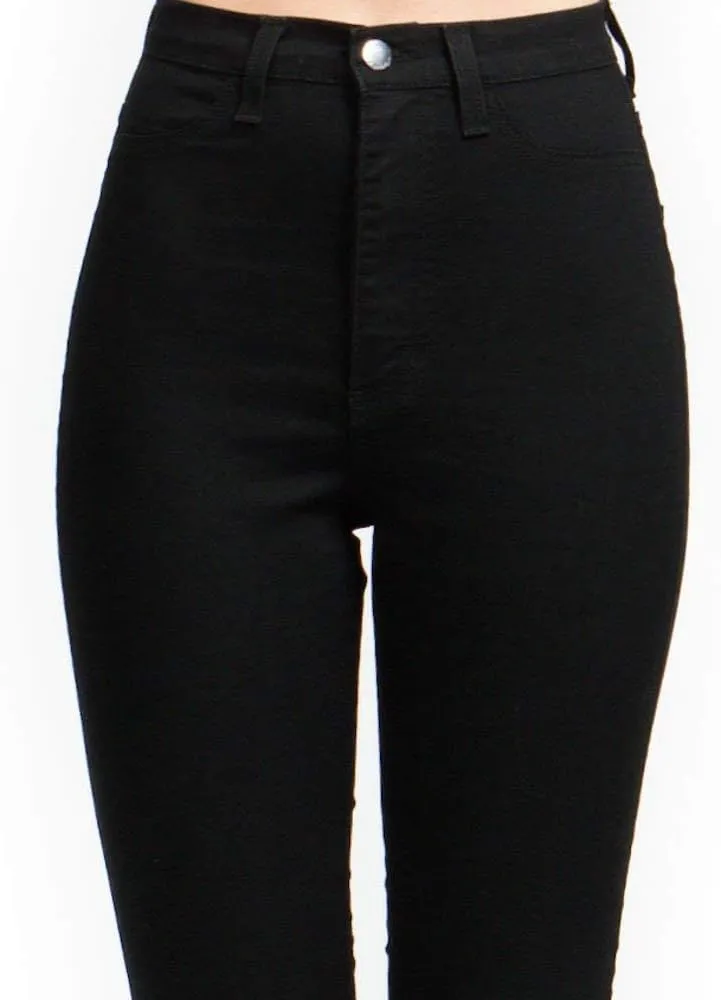 Vibrant Womens Denim Skinny Jeans  Super Stretch High Waisted Classic Casual Slim Fit Pants