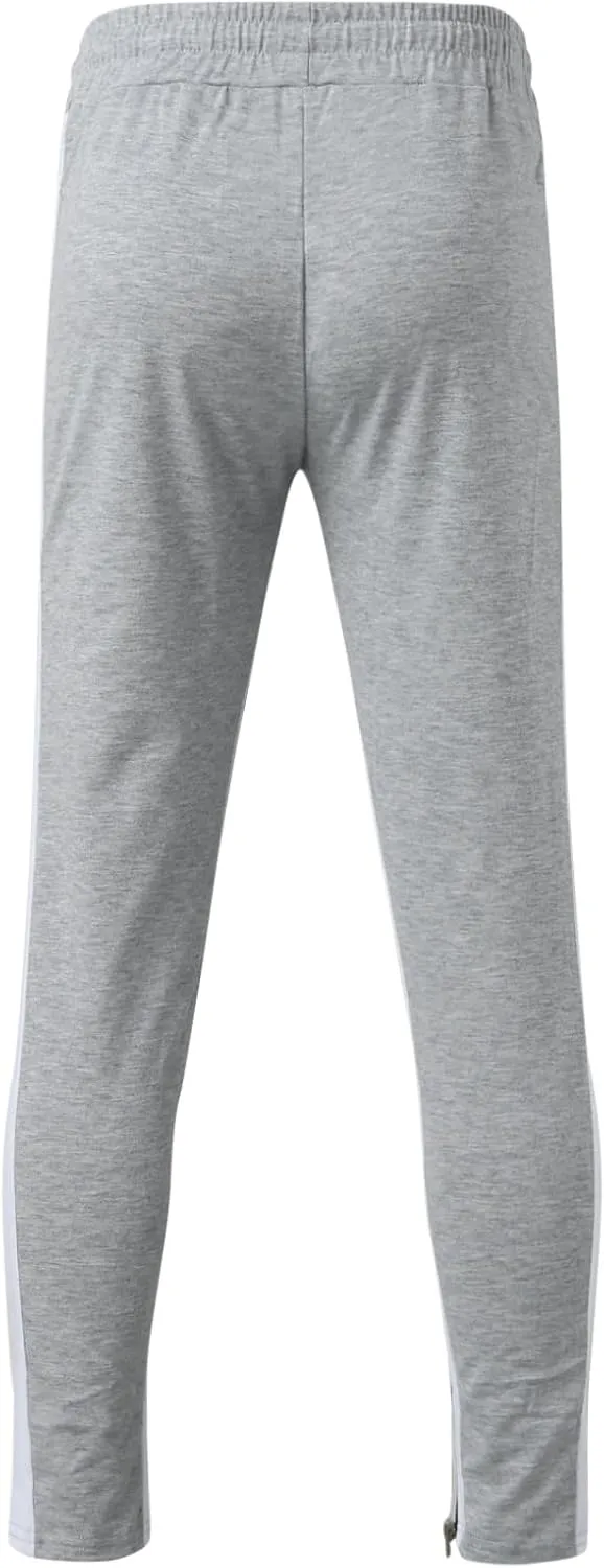 Vickyleb Cargo Pants for Men Baggy,Men's Joggers Sweatpants Gym Workout Pants Regular Stretch Slim Fit Pants