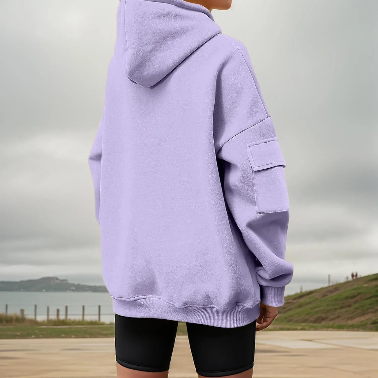 Women Fleece Full Zip Up Cropped Hoodie Hoodie Long Sleeve Lightweight Hoodie for Women Hiking Outdoor Fishing Summer