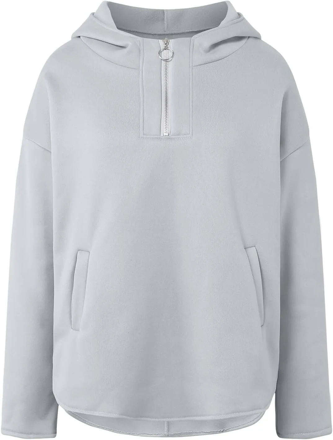 Women Fleece Full Zip Up Cropped Hoodie Oversized Hoodie Fleece Hoodie In -Wicking Cotton Blend for a Relaxed Fit