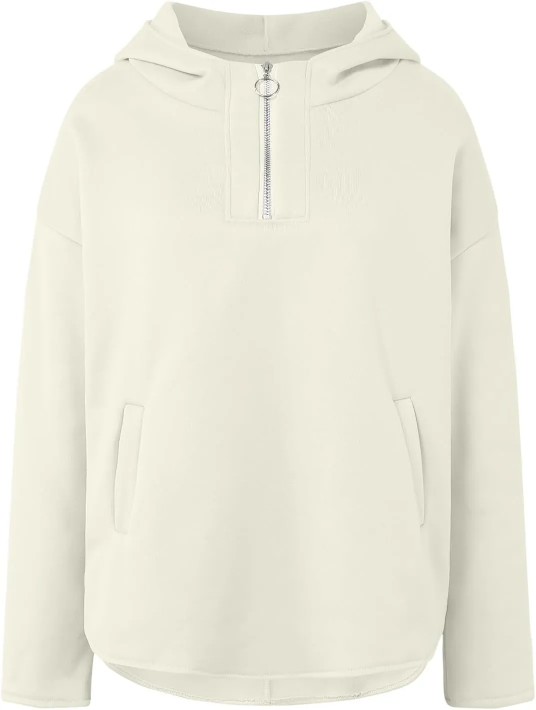 Women Fleece Full Zip Up Cropped Hoodie Oversized Hoodie Fleece Hoodie In -Wicking Cotton Blend for a Relaxed Fit