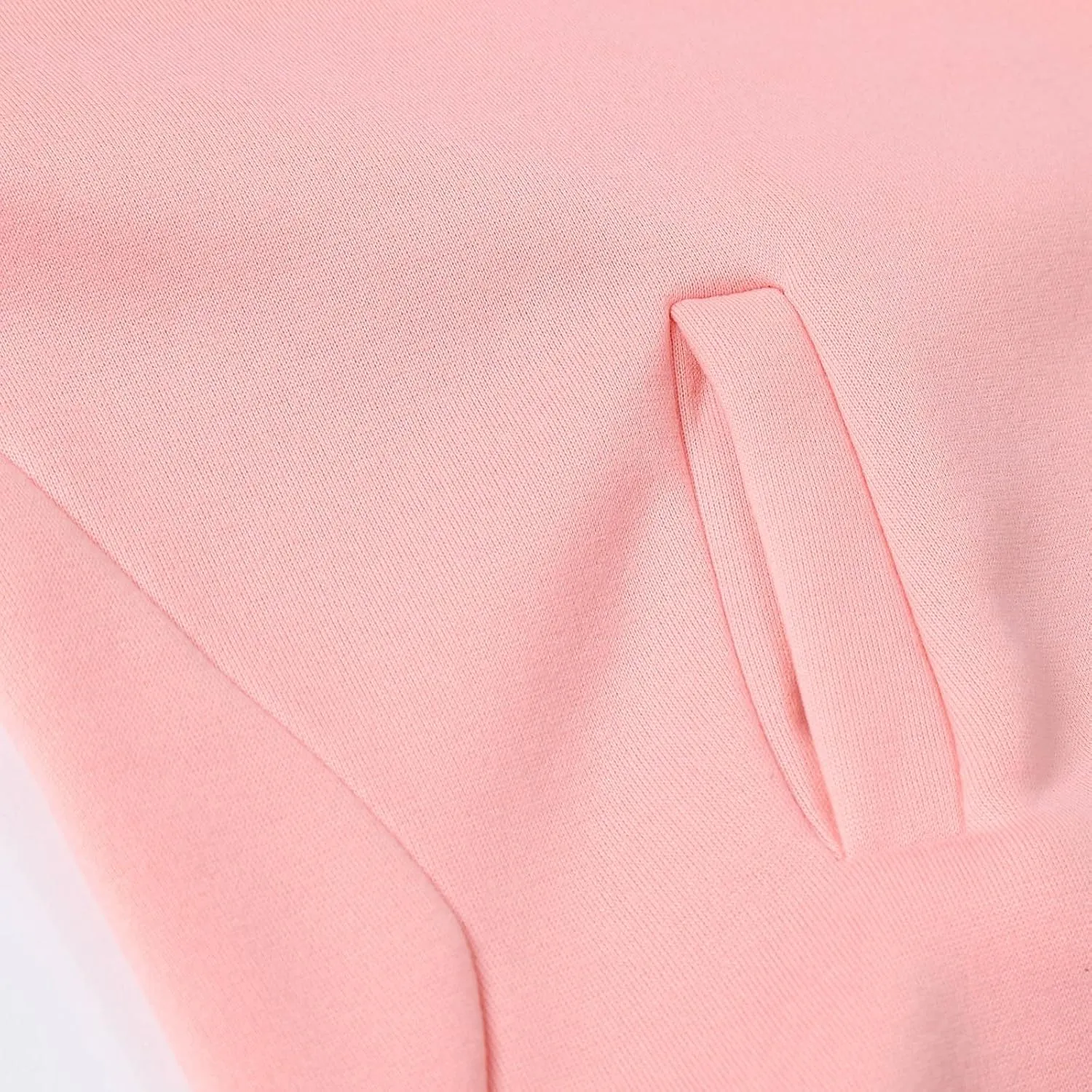Women Fleece Full Zip Up Cropped Hoodie Oversized Hoodie Fleece Hoodie In -Wicking Cotton Blend for a Relaxed Fit