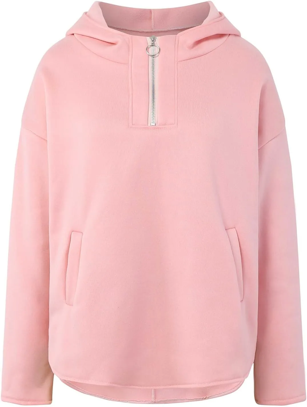 Women Fleece Full Zip Up Cropped Hoodie Oversized Hoodie Fleece Hoodie In -Wicking Cotton Blend for a Relaxed Fit