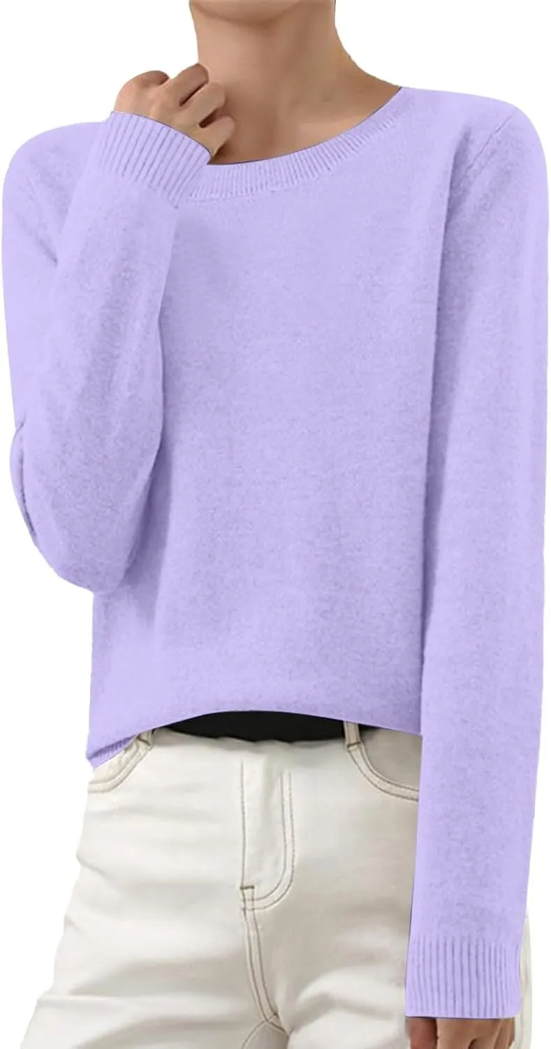 Women Oversized Ribbed Knit Sweater Trendy Office Work Business Dressy Bottom Jumpers Long Sleeve Casual Pullover Top