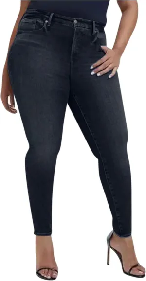 Women's High Waisted Jeans Strechy Straight Leg Denim Pants with Pockets Y2k Baggy Mid Waist Cropped Denim Pants