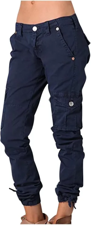 Women's High Waisted Jeans Strechy Straight Leg Denim Pants with Pockets Y2k Baggy Mid Waist Cropped Denim Pants