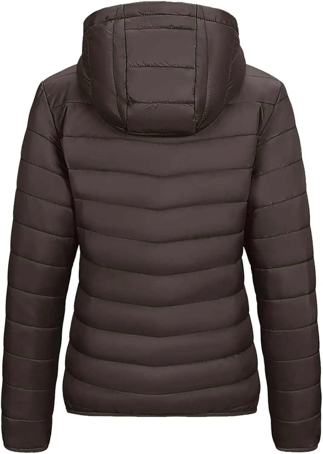 Women's Packable Puffer Jacket, Lightweight down Jacket Winter Warm Quilted Puffer Jacket with Hood Puffy Jacket Coat