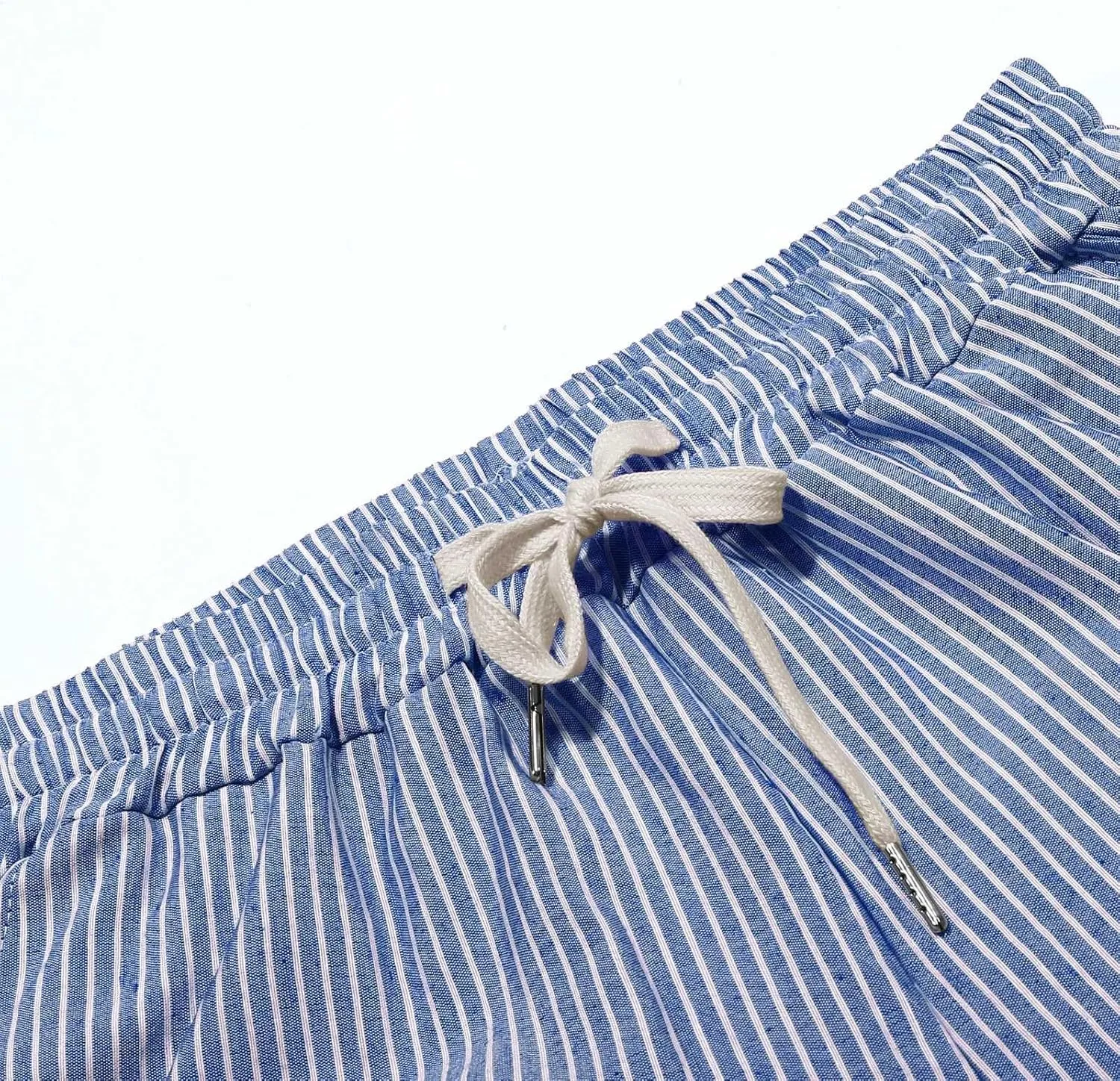 Women's Pants, Linen Straight Leg Peasant Pants Casual Relaxed Side Button Trendy