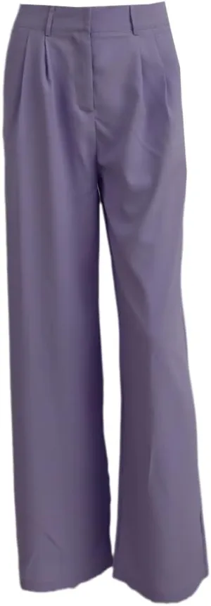 Women's Retro Solid Color All-Match Straight Wide-Leg Pants Spring Korean Style High-Waist Casual Trousers