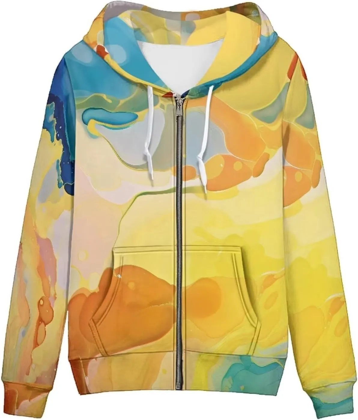 Womens Tie Dye Sweatshirt Merry And Bright Sweatshirt Zip Up Hoodie