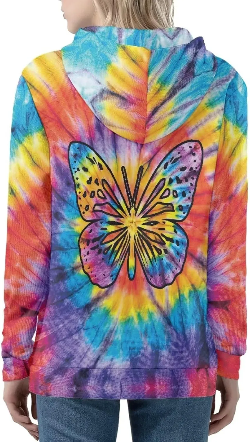 Womens Zip Up Hoodie Oversized Sweatshirt for Women Y2K Hoodies Fall Jackets