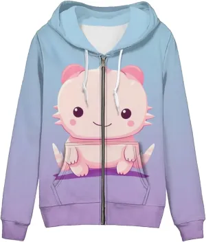 Womens Zip Up Hoodie Oversized Sweatshirt for Women Y2K Hoodies Fall Jackets