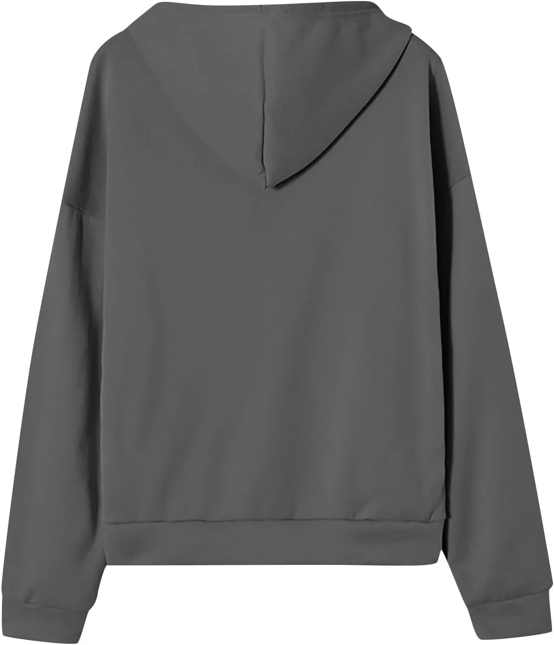 Womens Zip Up Y2K Hoodies Casual Long Sleeve Fall Oversized Sweatshirts Jacket with Pockets 2024 Fashion Clothes