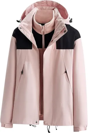 Women'sCasual Sports Jacket Coats Fashion Comfy Hooded Daily Outdoor Stand Collar Windproof Long Sleeve Jackets