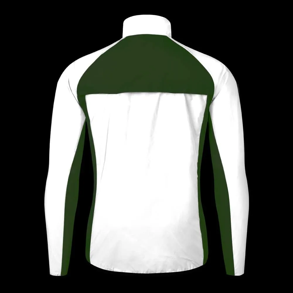 WOSAWE Totally Reflective Silver Jacket High Visibility Outdoor Sports Jacket for Cycling & Running