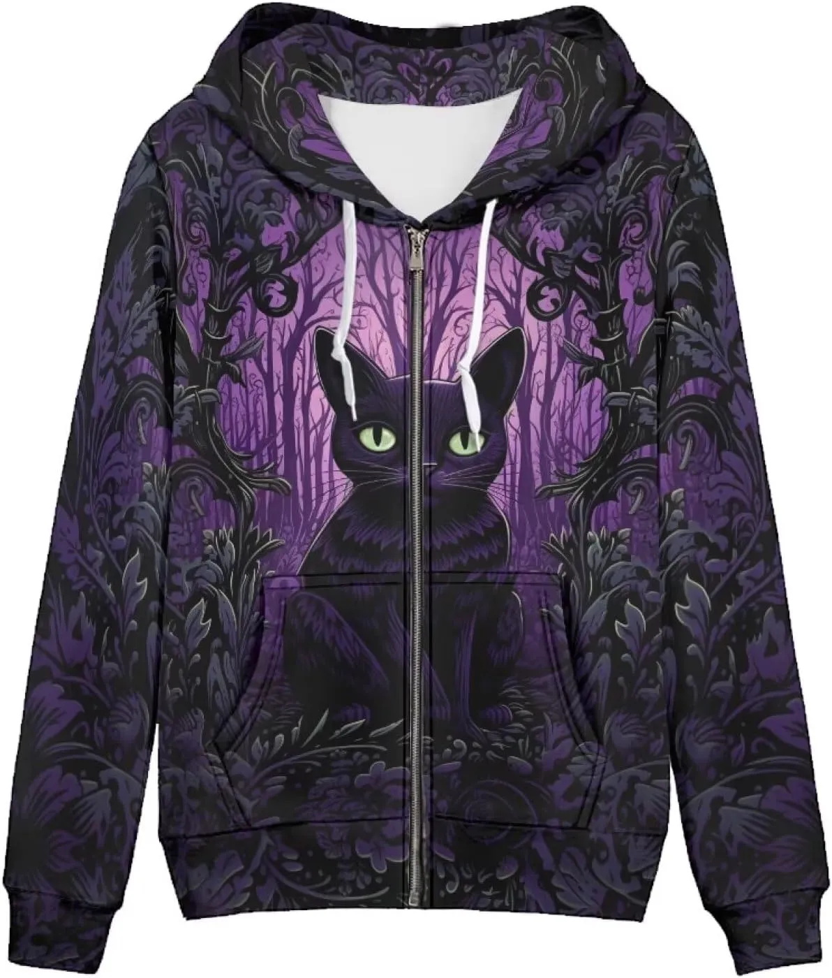 Xhuibop Zip Up Hoodie for Women Long Sleeve Shirts Plus Size Sweatshirts