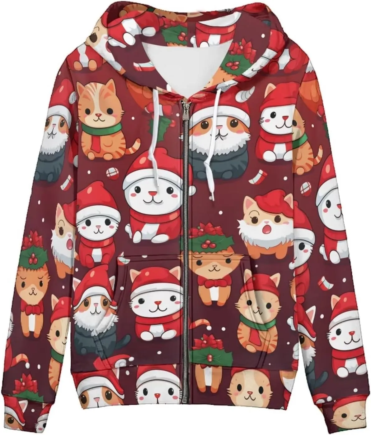 Xhuibop Zip Up Hoodie for Women Long Sleeve Shirts Plus Size Sweatshirts