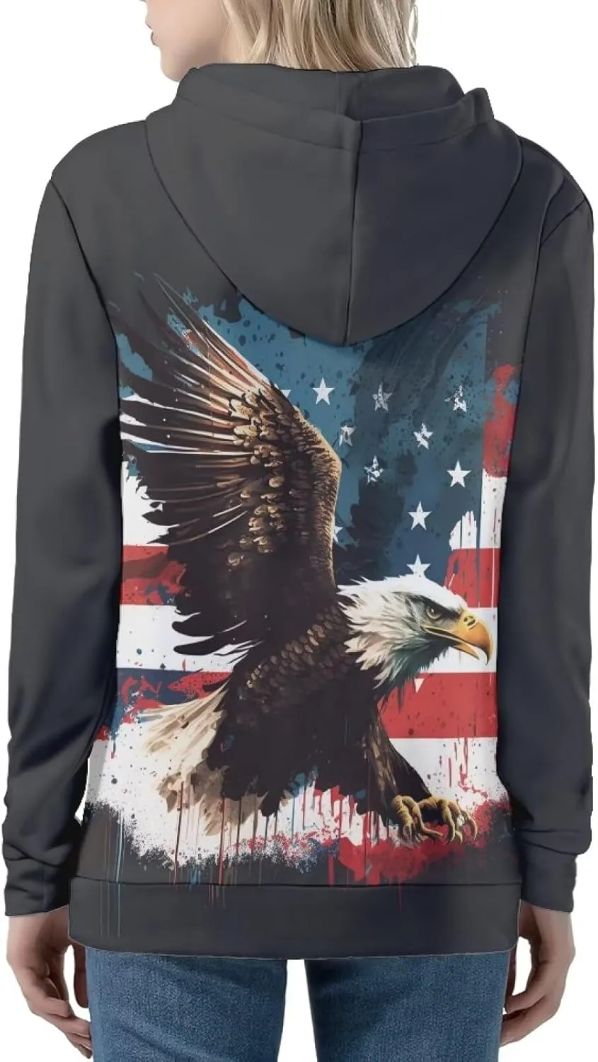 Xhuibop Zip Up Hoodie for Women Long Sleeve Shirts Plus Size Sweatshirts