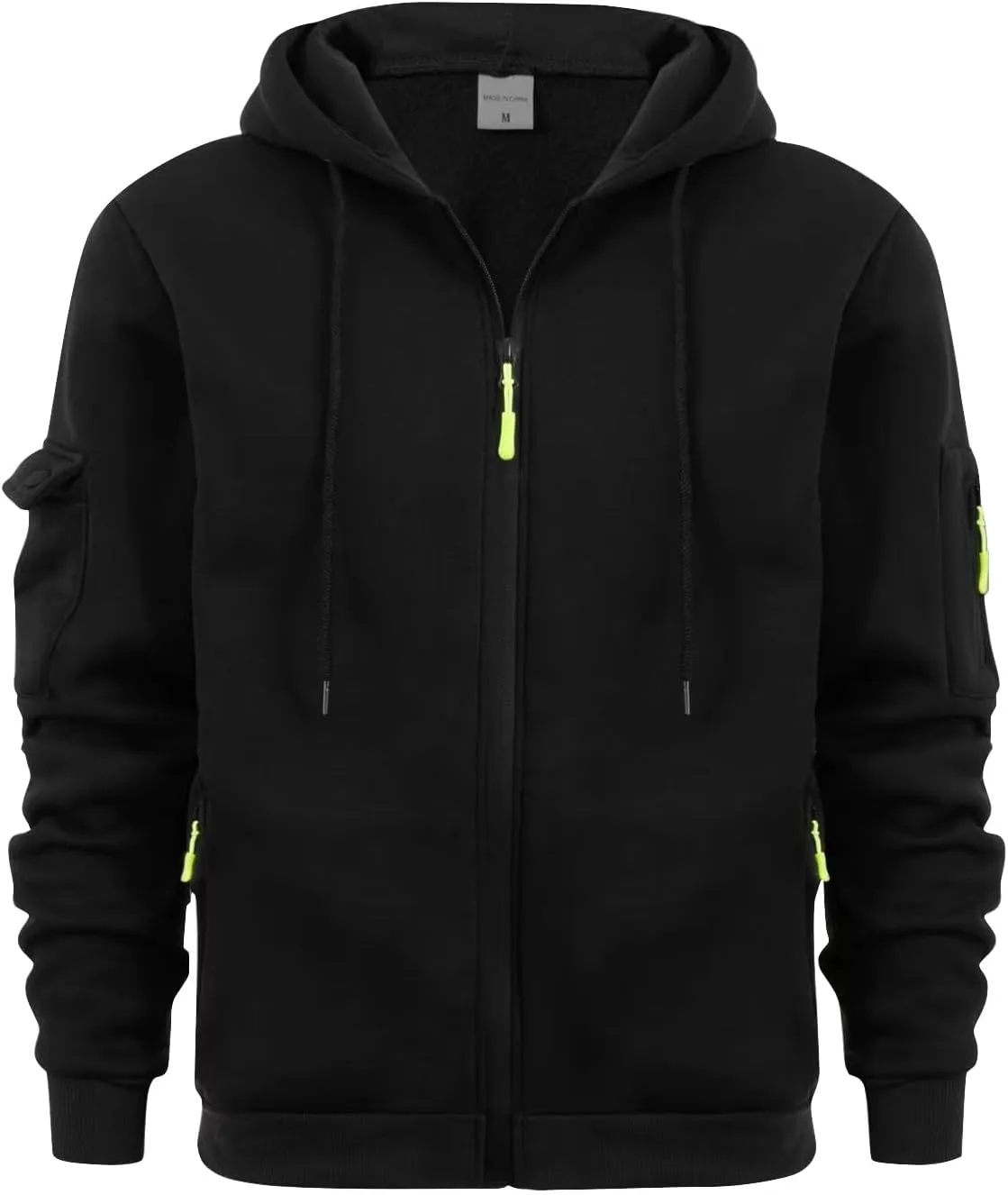 XIAXOGOOL Men's Lightweight Full-Zip Hoodie Casual Hoodies with Zip Pockets Long Sleeve Sweatshirt Sports Hooded Jacket
