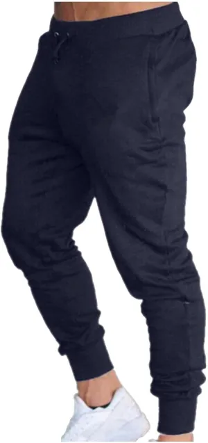 XUNRYAN Mens Pants Active Athletic Workout Jogger Sweatpants for Men w Pocket Drawstring Lightweight Fitness Slim Fit Pants