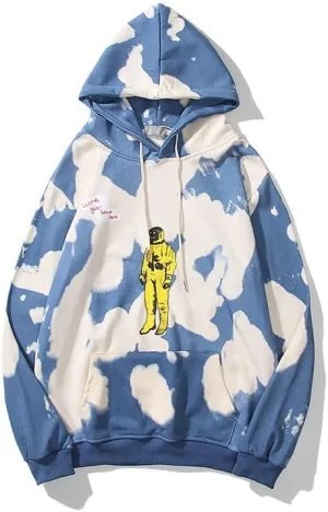 Y2K Men's and Women's Hip Hop Graffiti Letter Hoodie Sweater Loose Hoodie