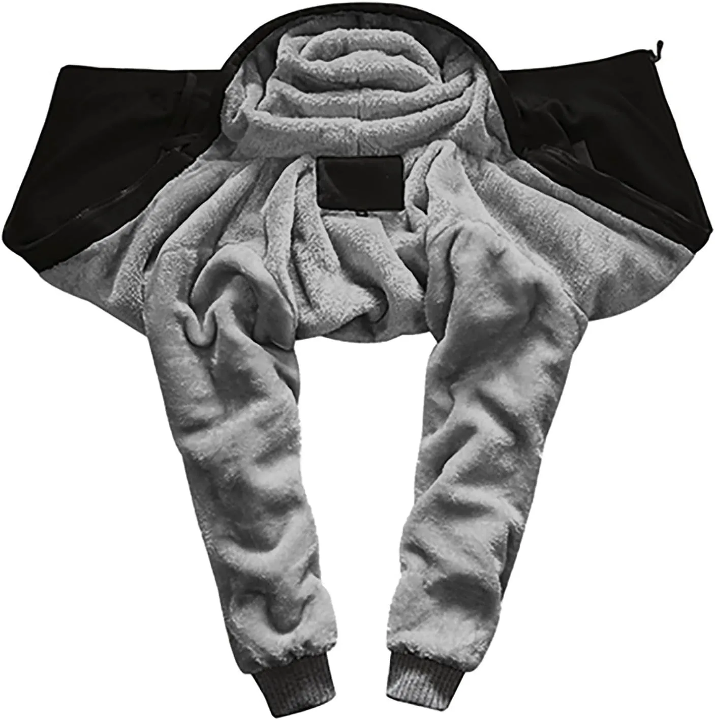 Ymosrh Mens Work Hoodies Zip Up Hoodie Fleece Lined Sweatshirt Long Sleeve Warm Hoodie Jacket Coat Pullover Hoodie, S-5XL