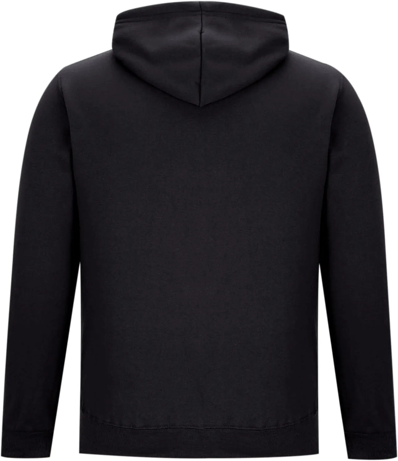 Zipper Sweatshirt Jacket Men Drawstring Long Sleeve Solid Sports Jacket Casual Slim Fit Hooded Coat with Pockets